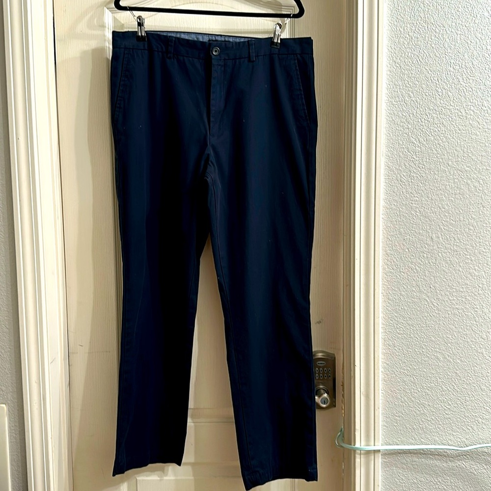 Banana Republic 
Navy blue chinos